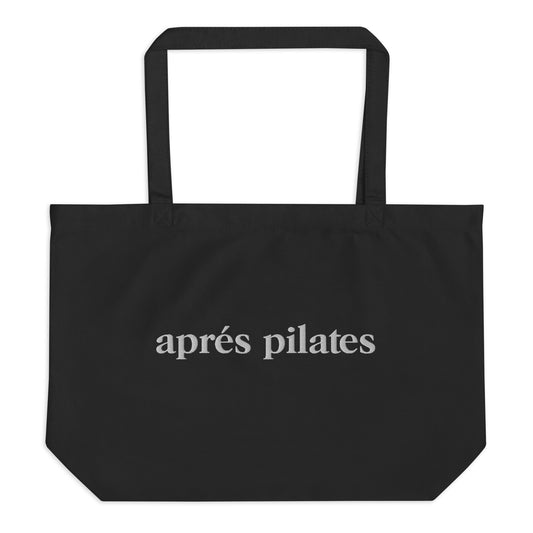Aprés Pilates Large organic tote bag
